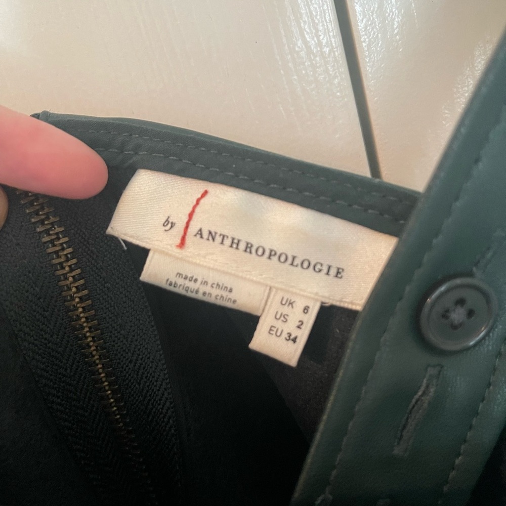 Anthropologie Samira Faux Leather Jumpsuit - Picture 4 of 6